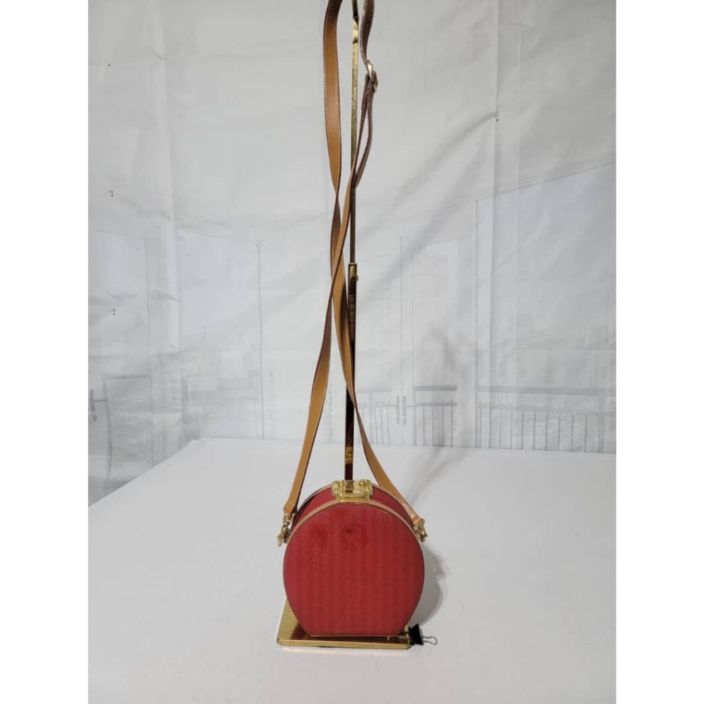 Fendi Red and Tan Crossbody Bag
